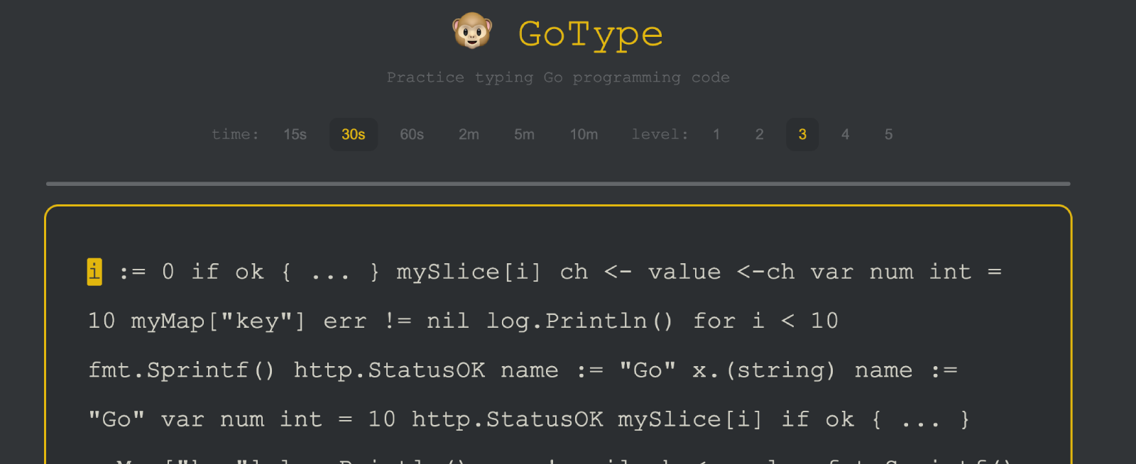 Go Monkey Type Icon